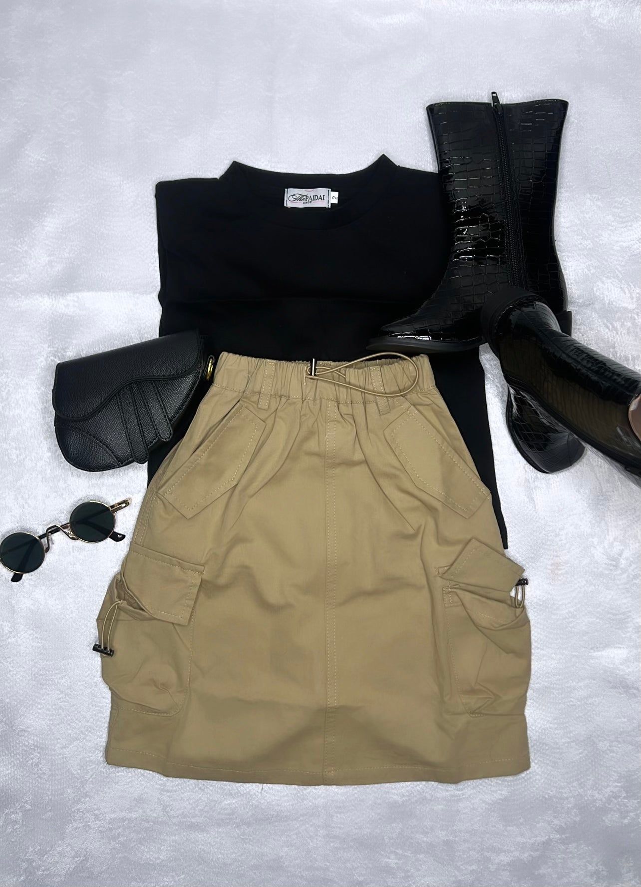 Maxi Khaki Skirt